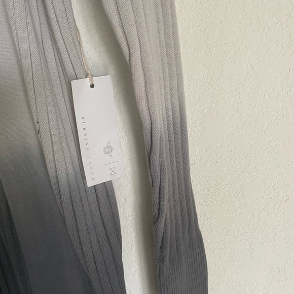 Anthropologie Burning Torch Sahara Ribbed Ombre Duster Open Long Cardigan XXS - Picture 6 of 9